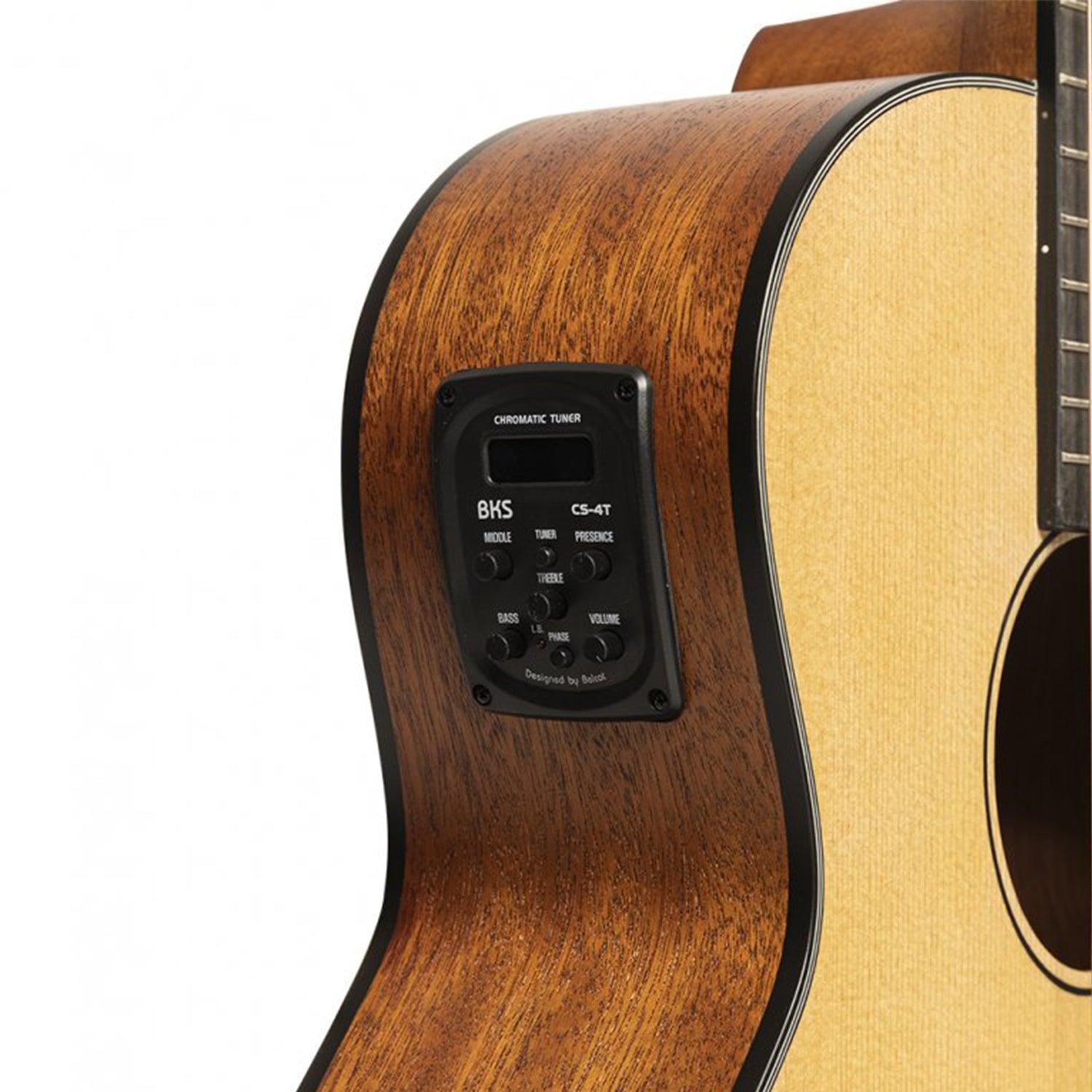J.N Guitars GLEN-OCE N Electric-Acoustic Guitar with Spruce Top, Glencairn Series - DY Pro Audio