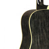 J.N.Guitars YAK - D Acoustic Dreadnought Guitar with Solid Mahogany Top, Yakisugi series
