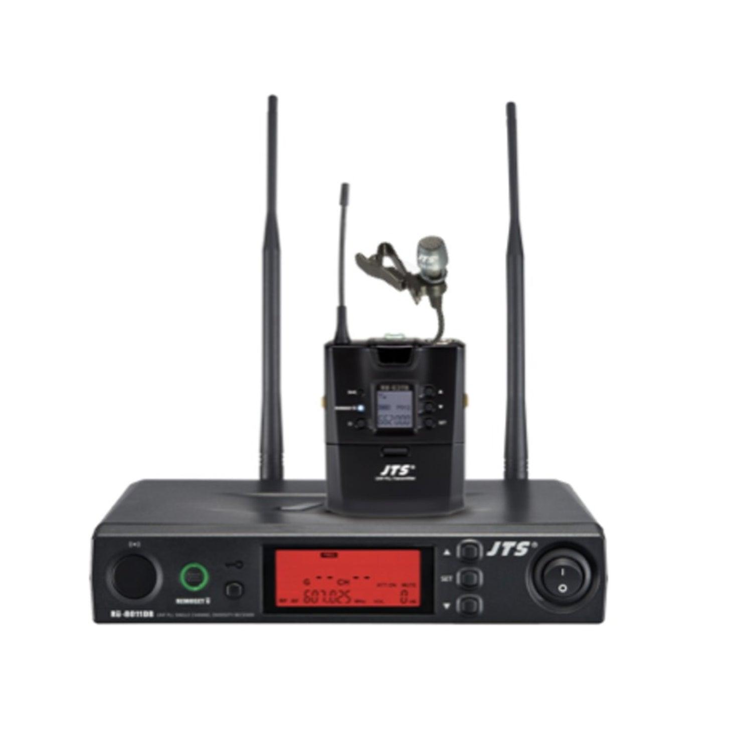 JTS RU-8011DB RU-G3TB+CM-501 Single Channel UHF Bodypack Wireless System (606.5-642Mhz) - DY Pro Audio