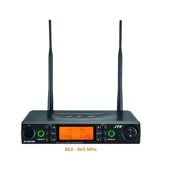 JTS RU 8012DB Dual Channel Receiver (863 - 865MHz)