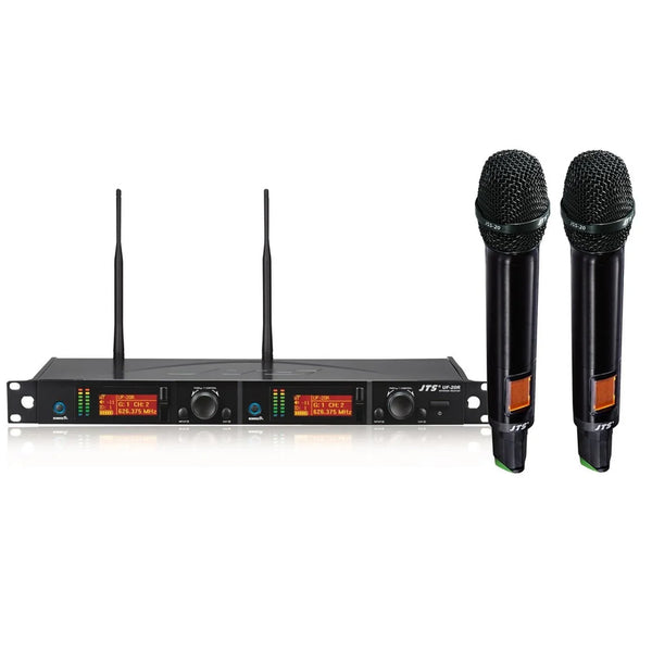 JTS UF - 20R/JSS - 20 Dual Channel True Diversity Wireless Microphone System