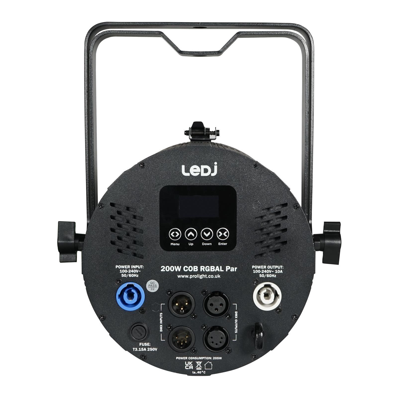 LEDJ 200W COB RGBAL Par Can - DY Pro Audio