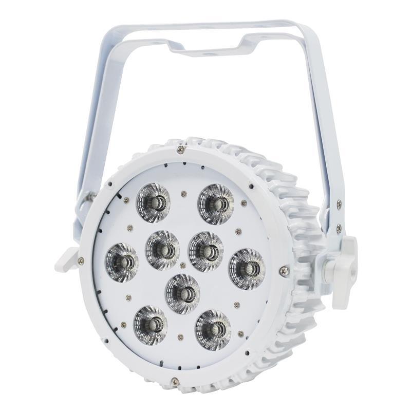 LEDJ 9HEX10 RGBWAUV Intense LED Slim Par White - DY Pro Audio