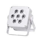 LEDJ Slimline 7Q5 RGBA Par Can White - DY Pro Audio
