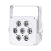 LEDJ Slimline 7Q5 RGBA Par Can White