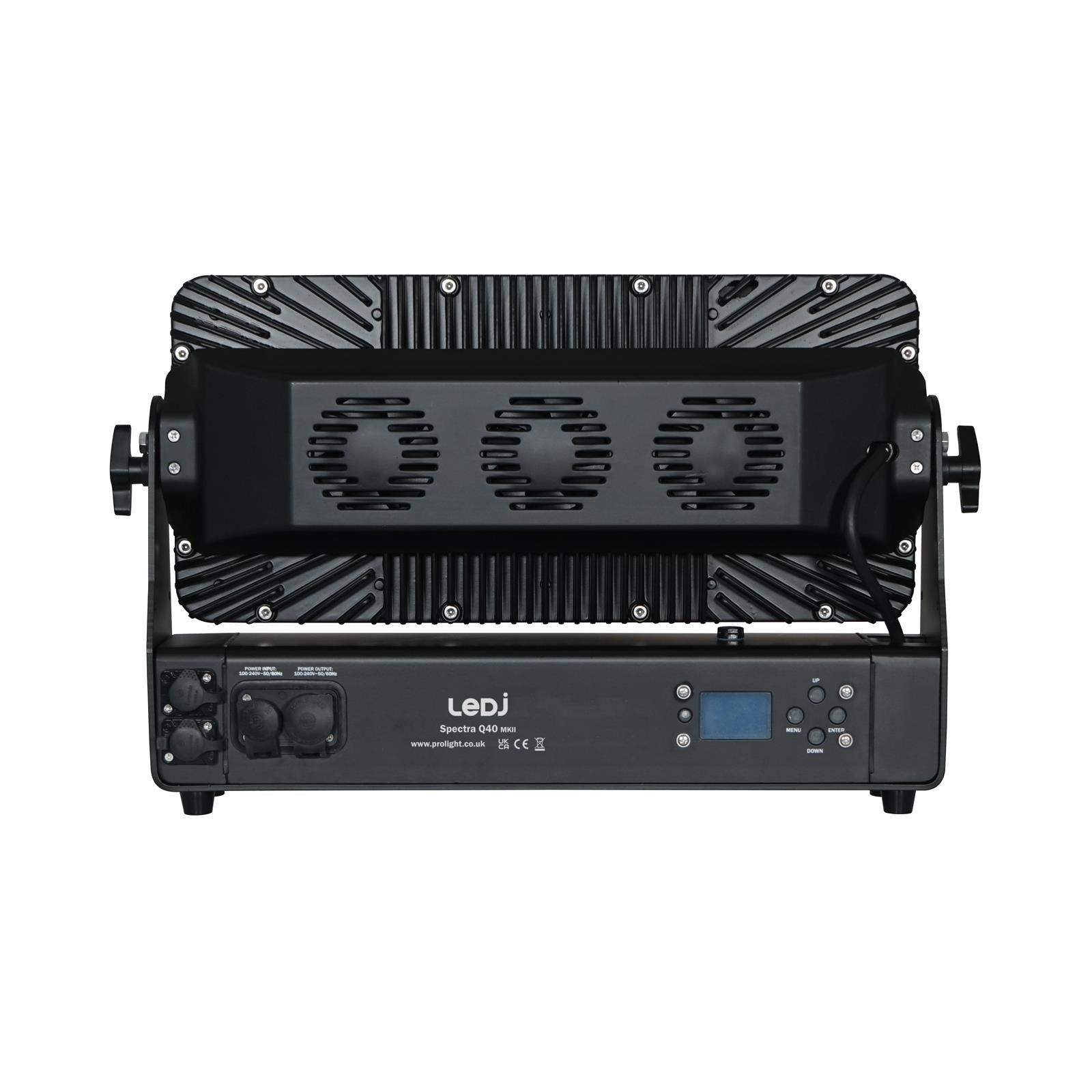 LEDJ Spectra Q40 MKII Exterior Fixture Moving Head Wash Light - DY Pro Audio