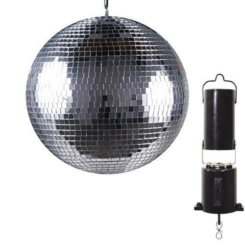 Lightweight Mirror Ball with Revolving Motor Wedding Party Disco Dance DJ 12"