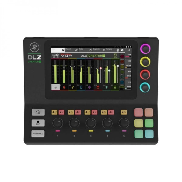 Mackie DLZ Creator XZ Compact Digital Mixer for Podcasts and Streaming