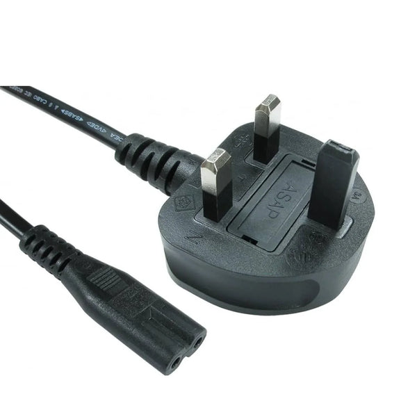 Mercury 5m Mains Power lead Figure 8 to UK Plug