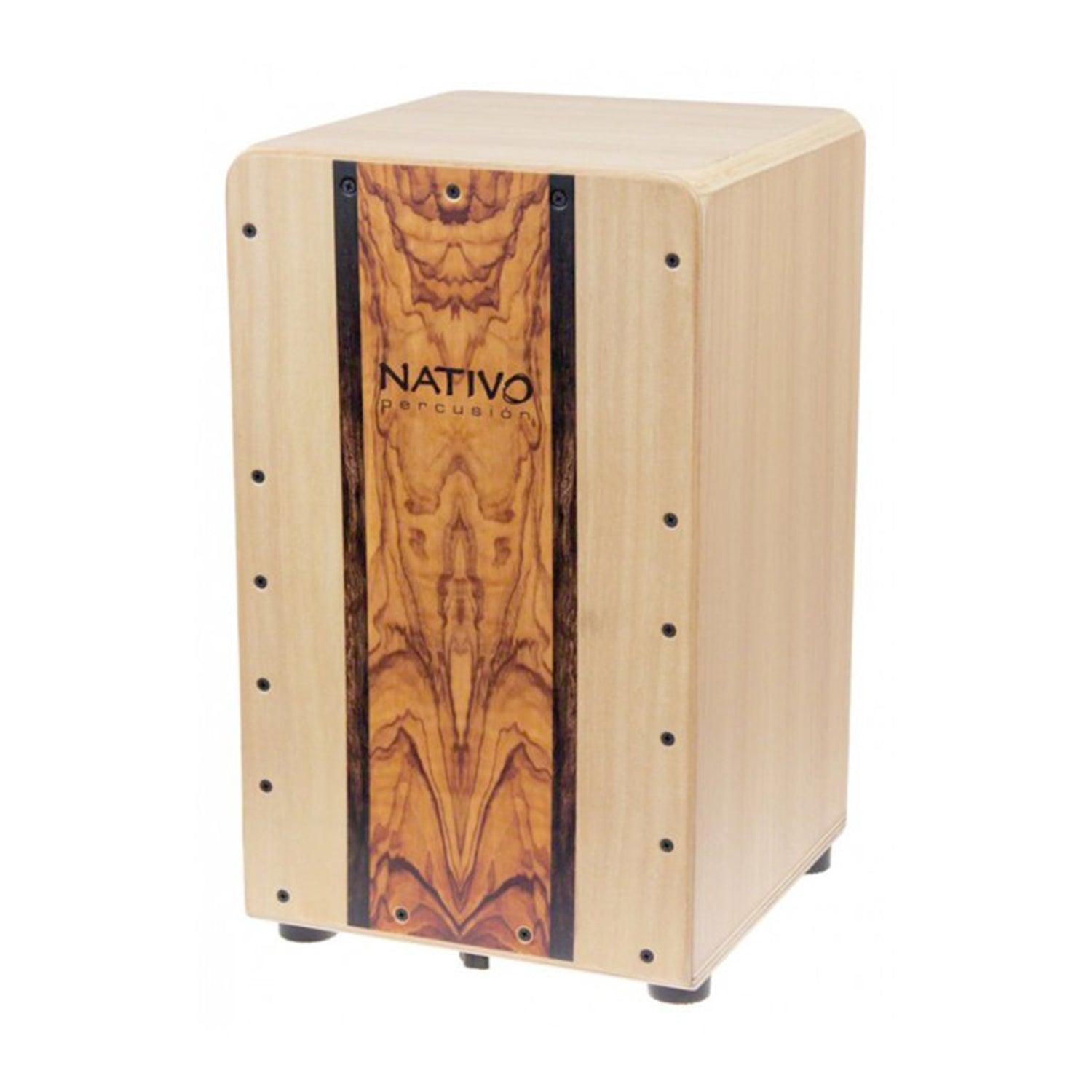Nativo INIC-INTI-I Inicia Series Standard-Sized Class A Oak Cajon with INTI - I style Front Board Finish - DY Pro Audio