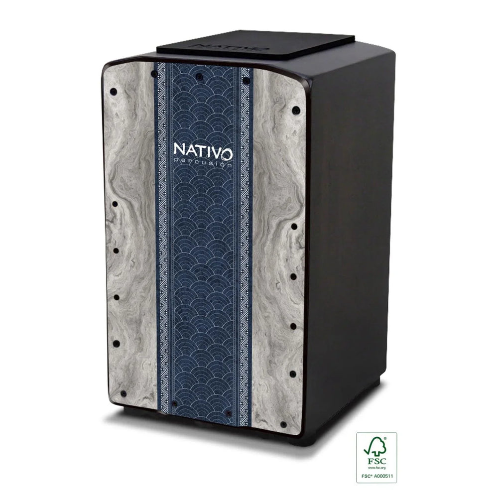 Nativo PRO - INDIGO Pro Series Cajon Indigo Front Board Finish