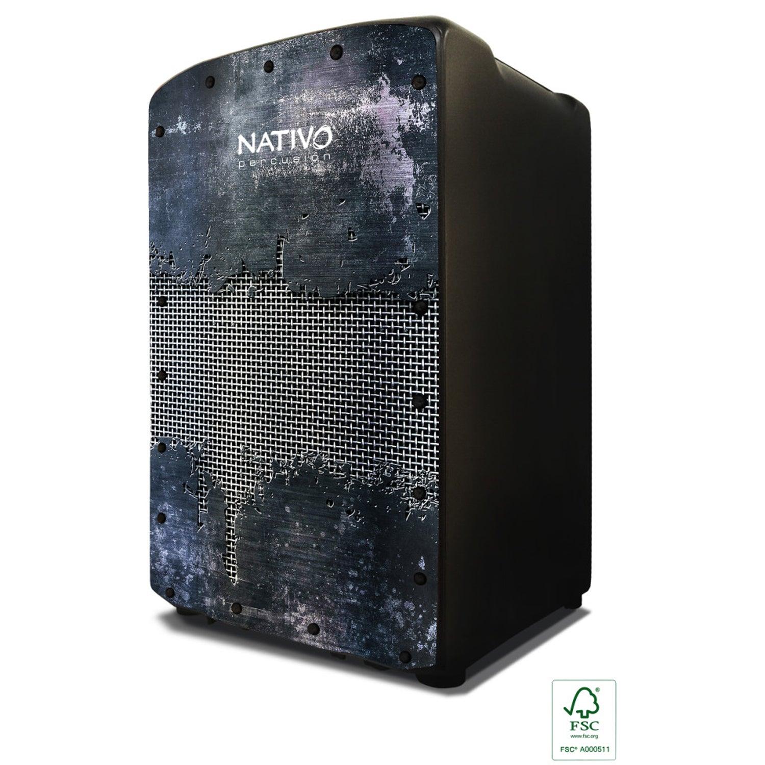 Nativo PROPL-STEEL Pro Plus Series Cajon Steel Front Board Finish - DY Pro Audio