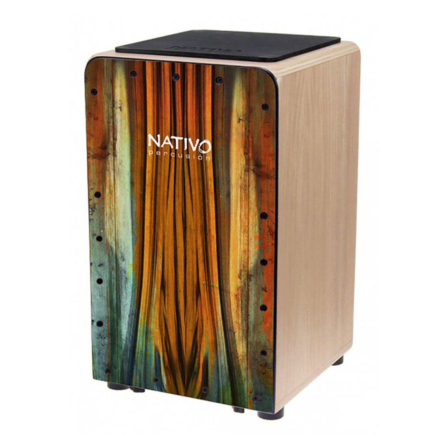 Nativo STUD-PACHA Studio Series Standard-sized Class A Oak Cajon Pacha Front Boad Finish - DY Pro Audio