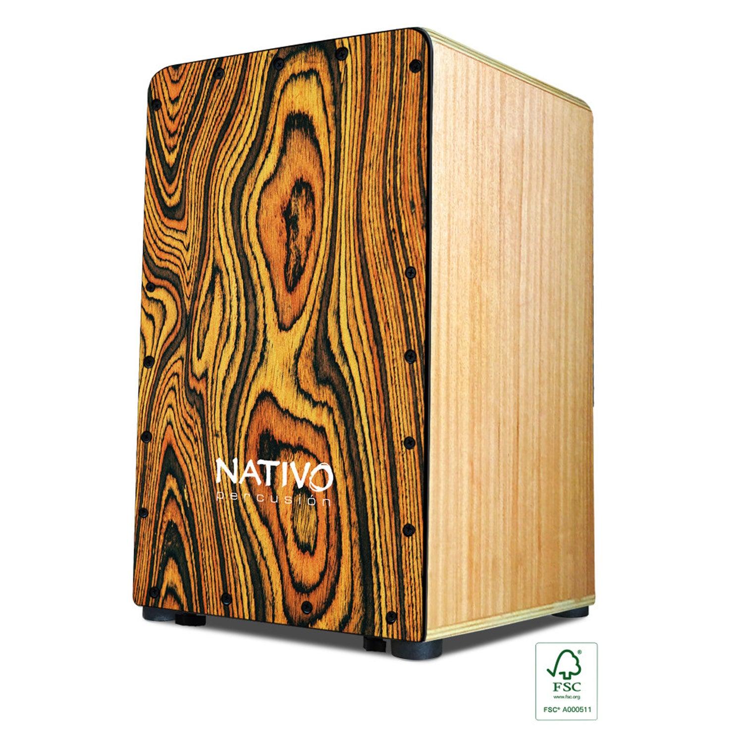 Nativo STUD-SYMPHONY Studio Series Standard-sized Class A Oak Cajon Symphony Front Boad Finish - DY Pro Audio