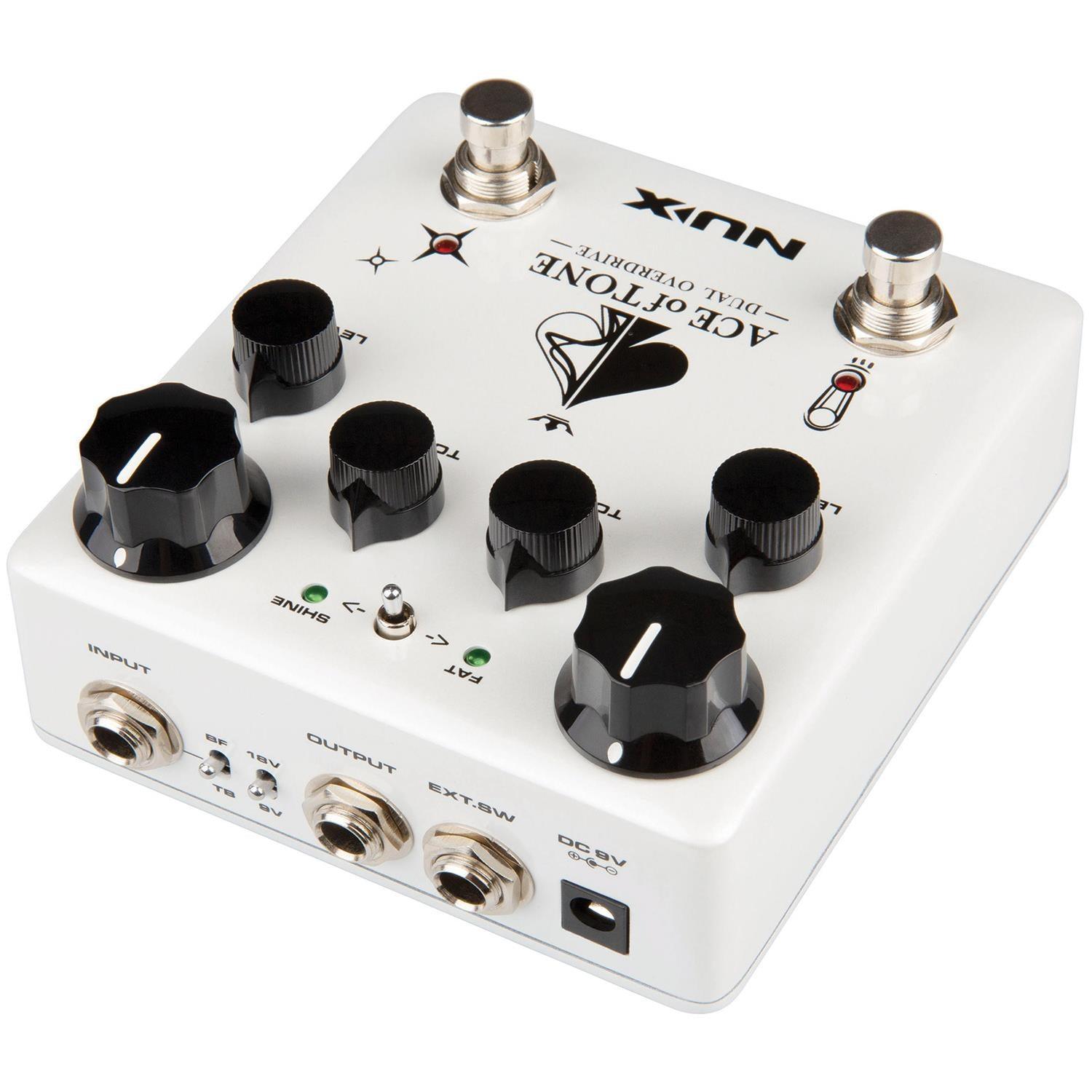 NUX Ace of Tone Dual Stacked Overdrive Pedal - DY Pro Audio