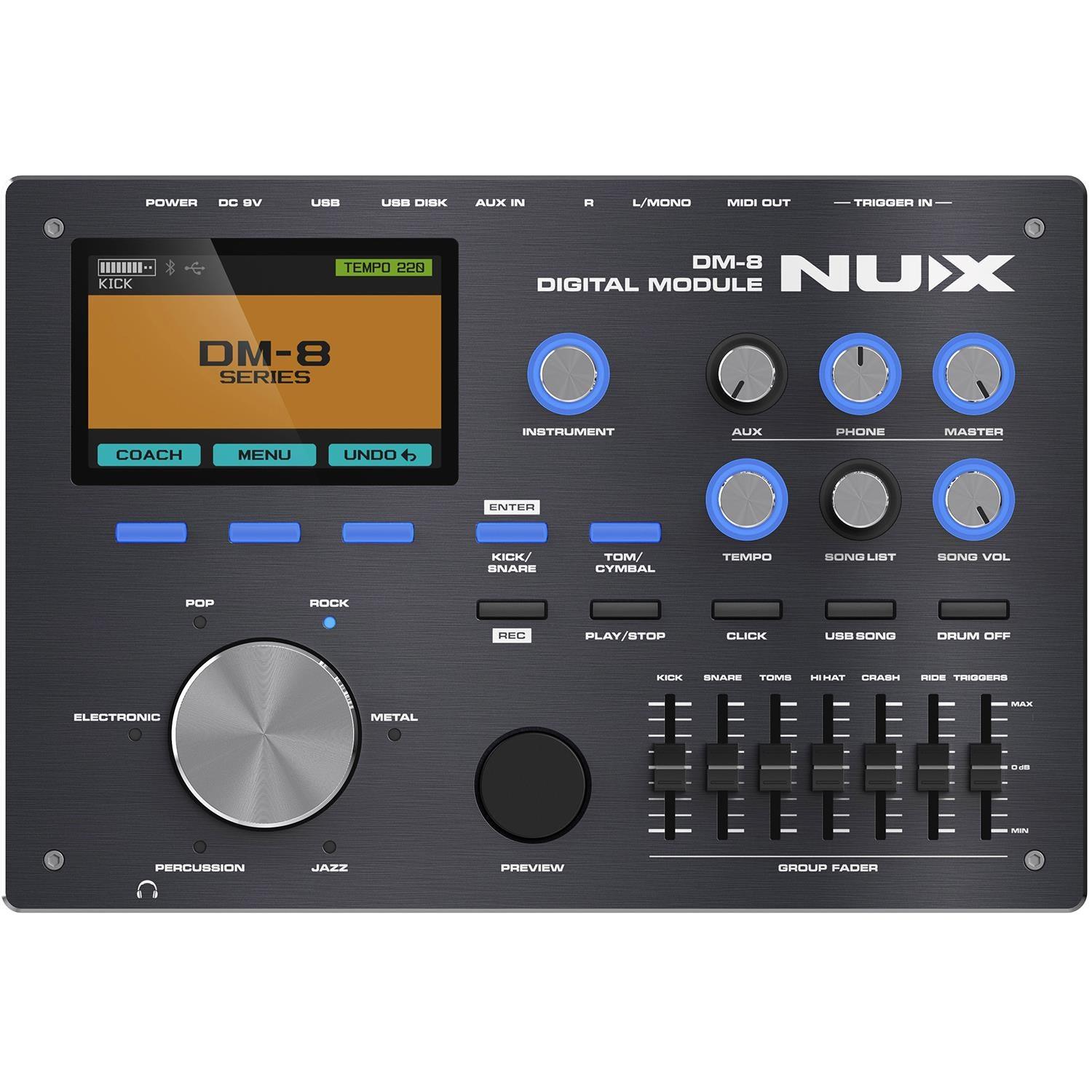 NUX DM-8 Digital Drum Kit - DY Pro Audio