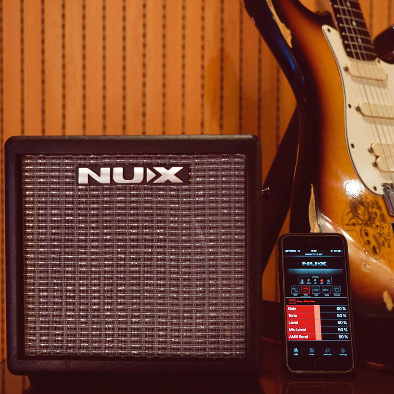 NUX Mighty 8BT Guitar Amplifier with App and Bluetooth Control - DY Pro Audio