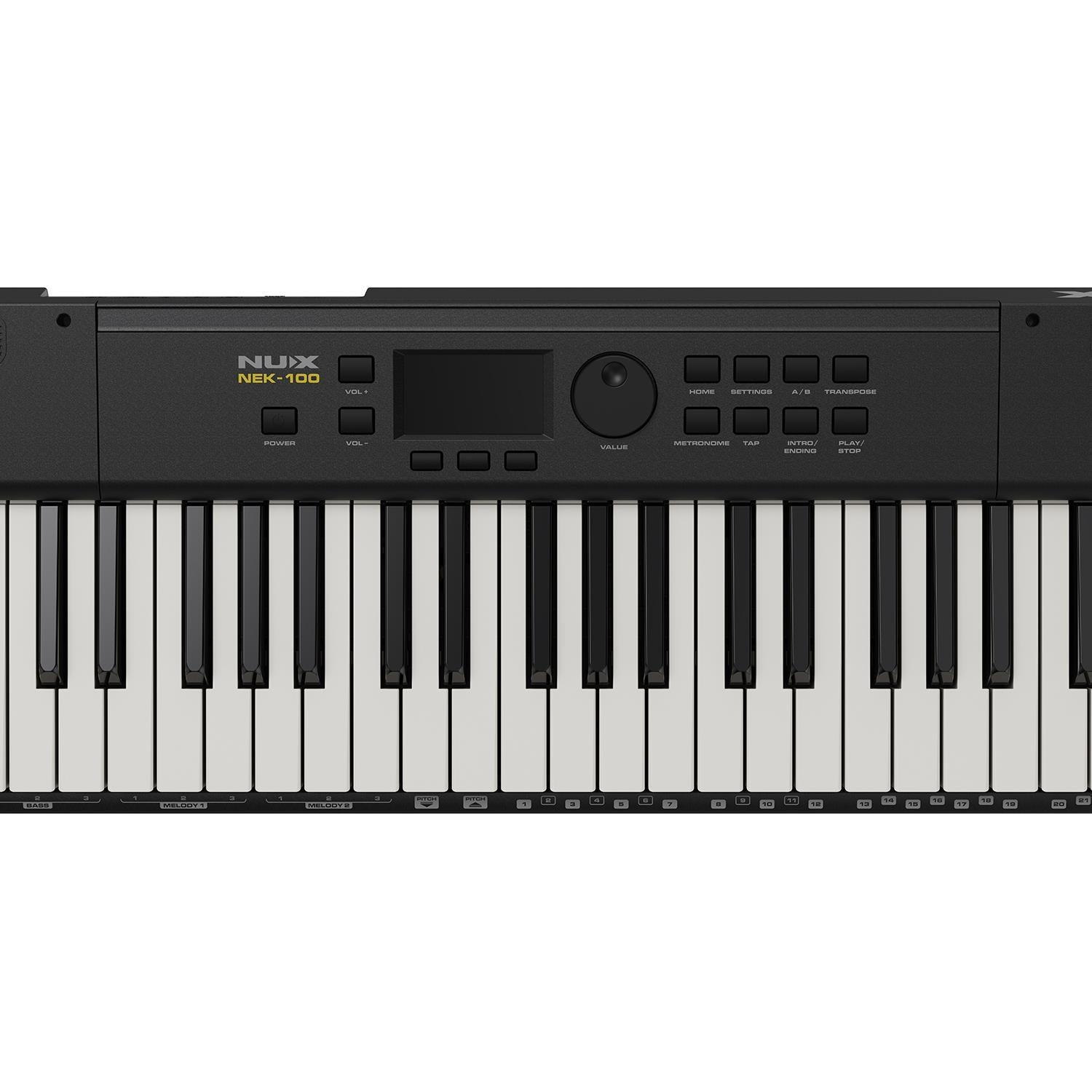 NUX NEK-100 61-Key Portable Keyboard - DY Pro Audio