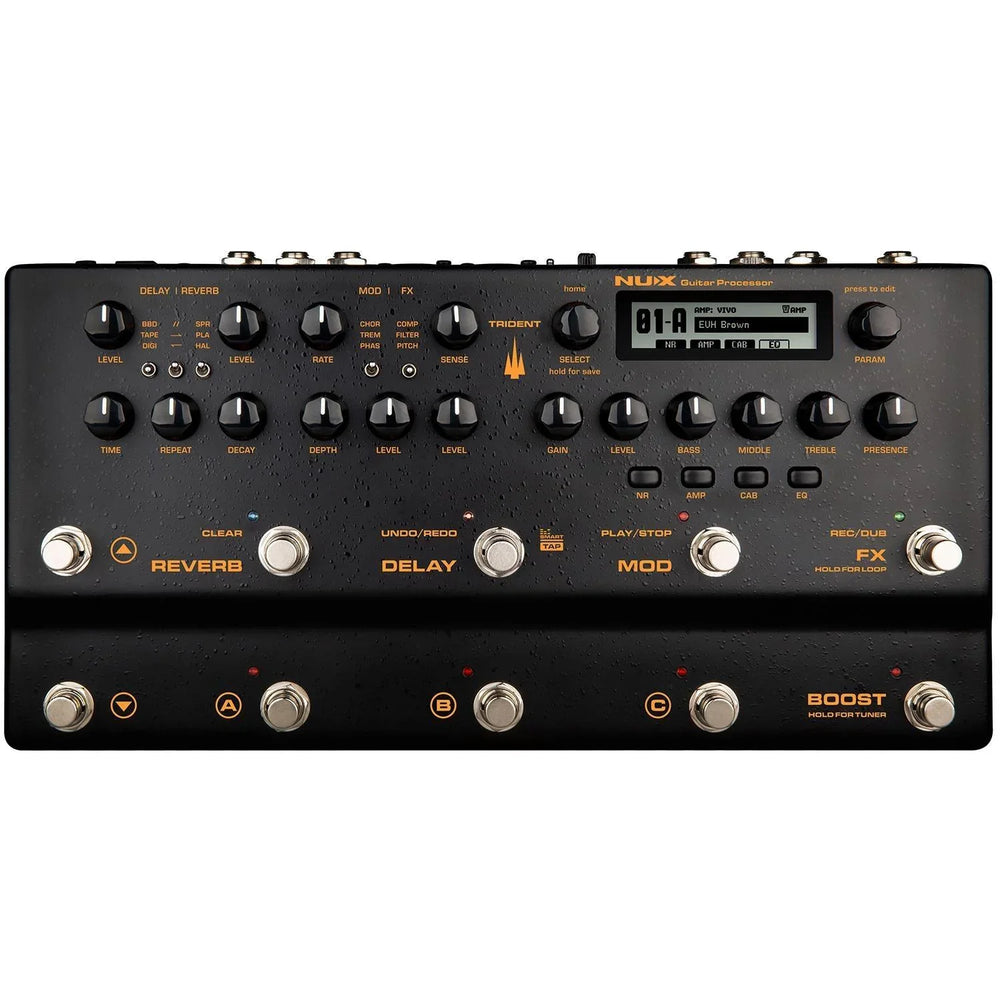 NUX Trident Amp Simulator & Multi-FX Pedal - DY Pro Audio