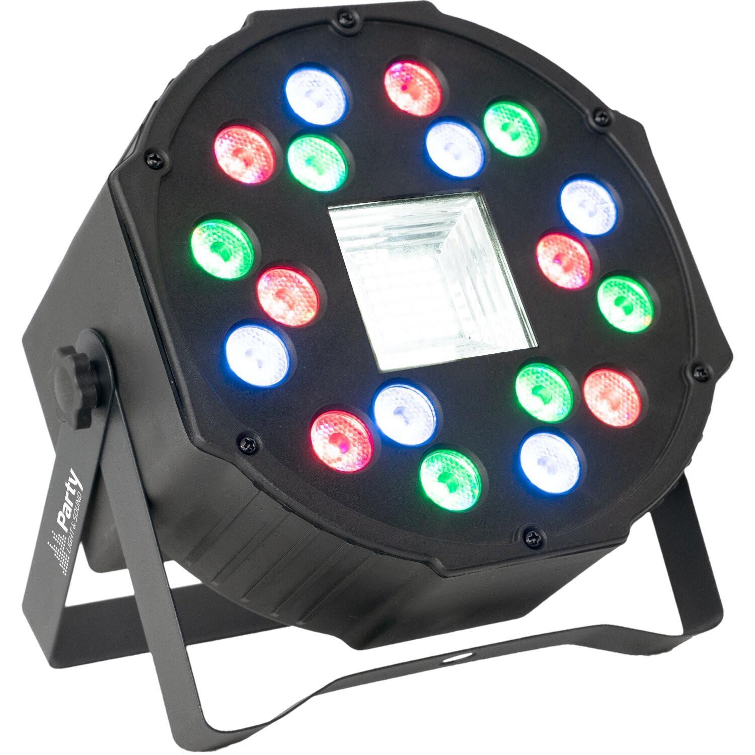 Party Light and Sound PARTY-PAR-STROBE LED Par Can with Strobe - DY Pro Audio