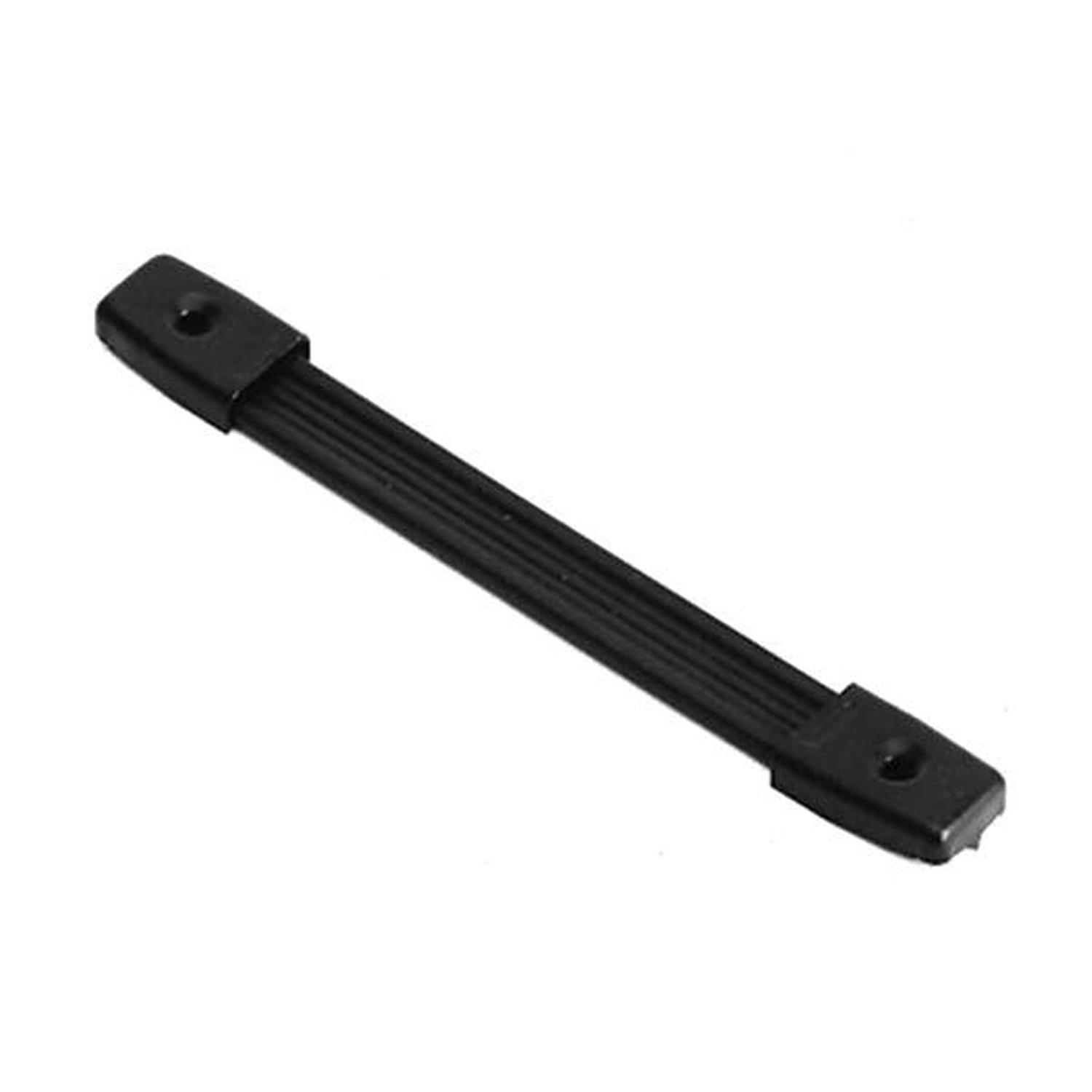 Penn Elcom Black Plastic Strap Handle with Black Steel End Caps - DY Pro Audio