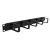 Penn Elcom CMP - 1U 1U Panel with 5 Plastic Rings for Cable Management