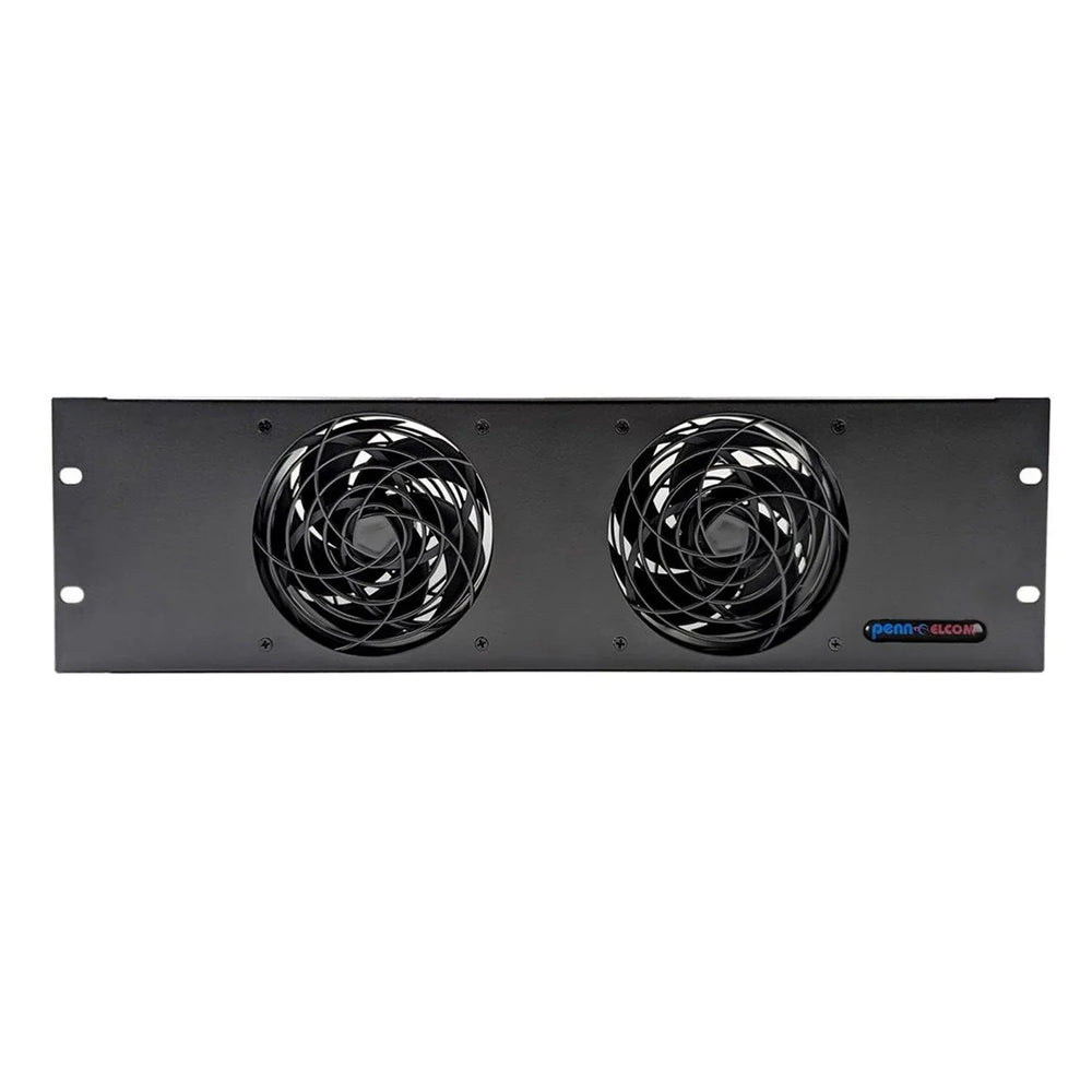 Penn Elcom FP02 - Q - 3U 3U Low Noise Heat Extraction Unit with Two Fans
