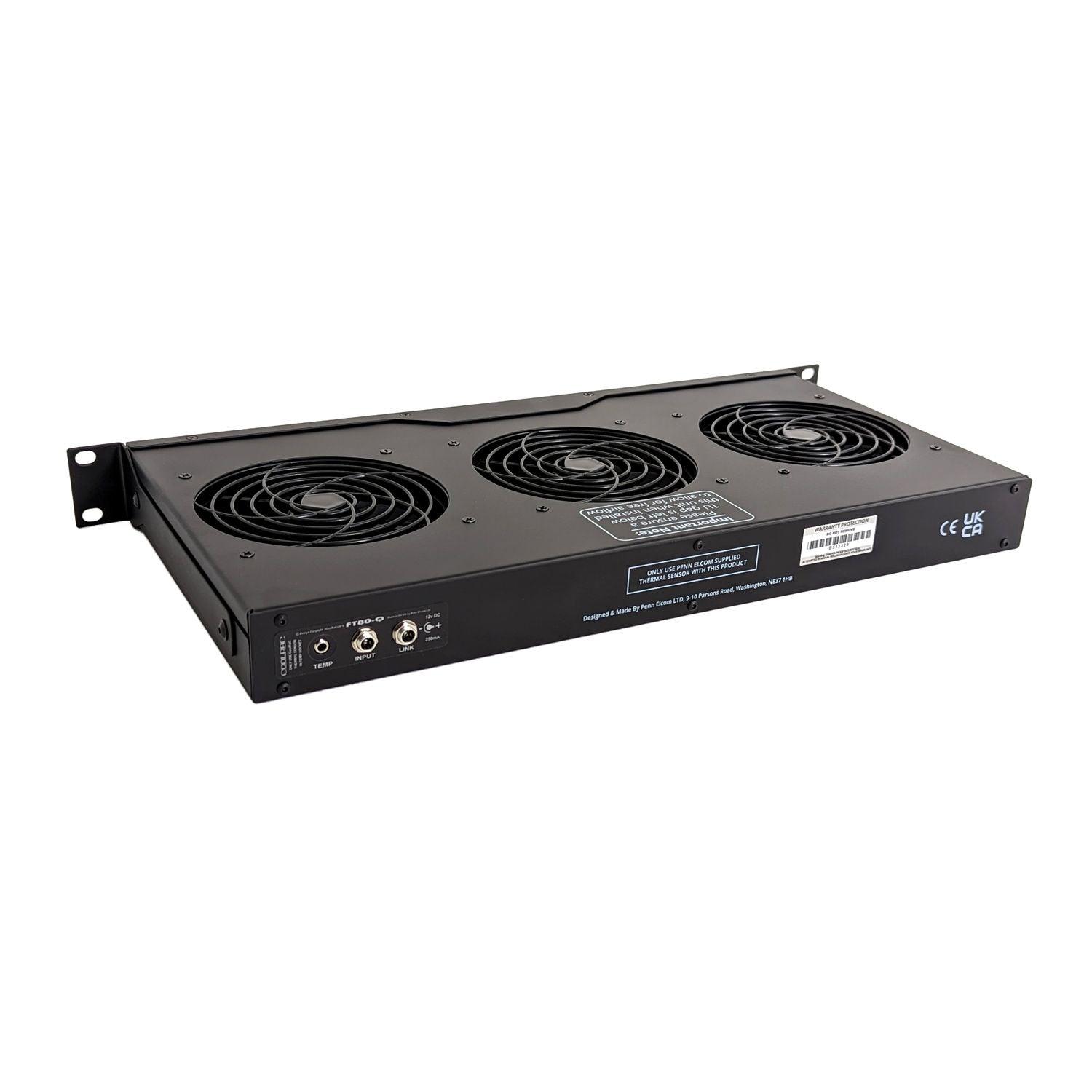 Penn Elcom FT01-Q 1U / 6U Quiet and Versatile Rack Fan Unit - DY Pro Audio