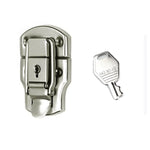 Penn Elcom L0953N Medium Nickel Osaka Lockable Draw Latch with Key Lock - DY Pro Audio