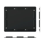 Penn Elcom Medium Black Surface Mount Label Dish for Self-Adhesive Tour Labels - DY Pro Audio