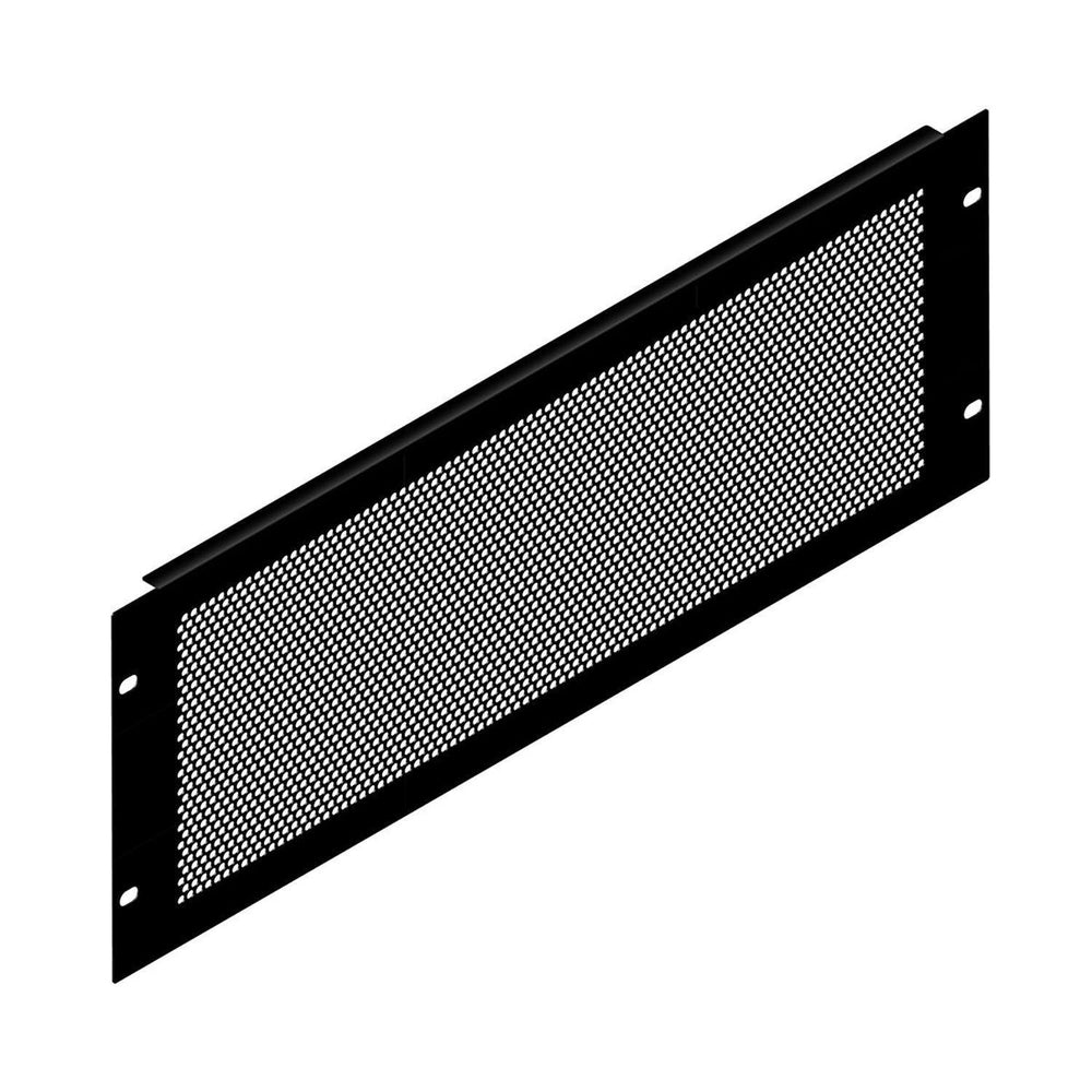 Penn Elcom R1286/4UVK 4U Black Perforated Flanged Rack Panel