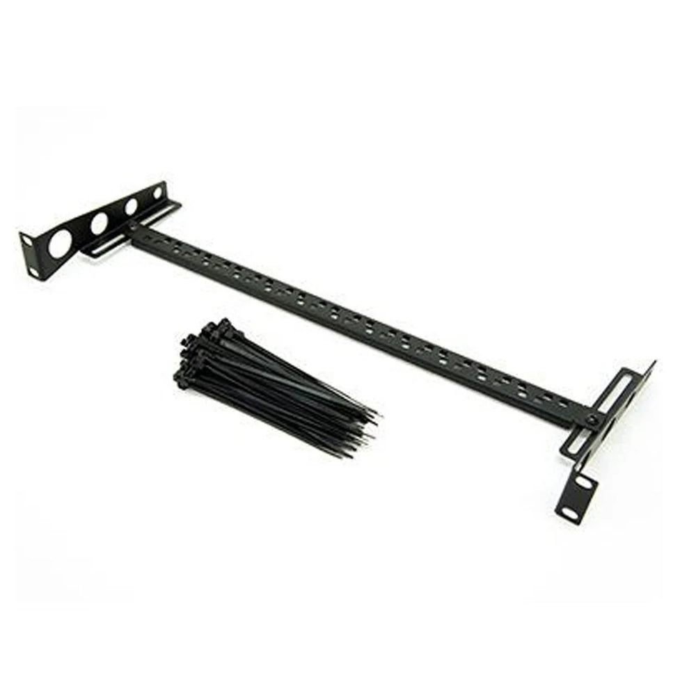 Penn Elcom R1320/1UK 1U Cable Support Rack Bar with Depth - Adjustable Lacer Bar