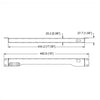 Penn Elcom RADM - 23CW 1U LED Multicolor + White Rack Light