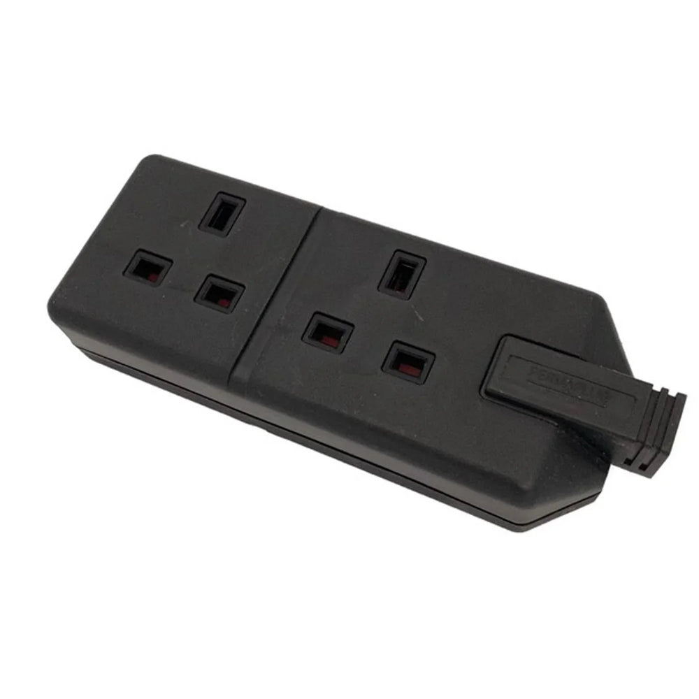 Permaplug ELS132B - 01 2 Gang Heavy Duty Trailing Socket
