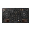 Pioneer DJ DDJ-FLX4 2-channel DJ controller and headphones