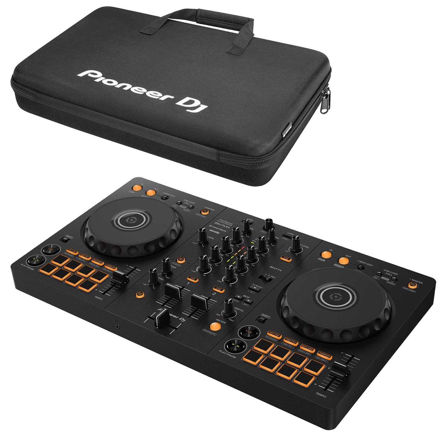 Pioneer DDJ-FLX4 DJ Controller With Carry Bag - DY Pro Audio