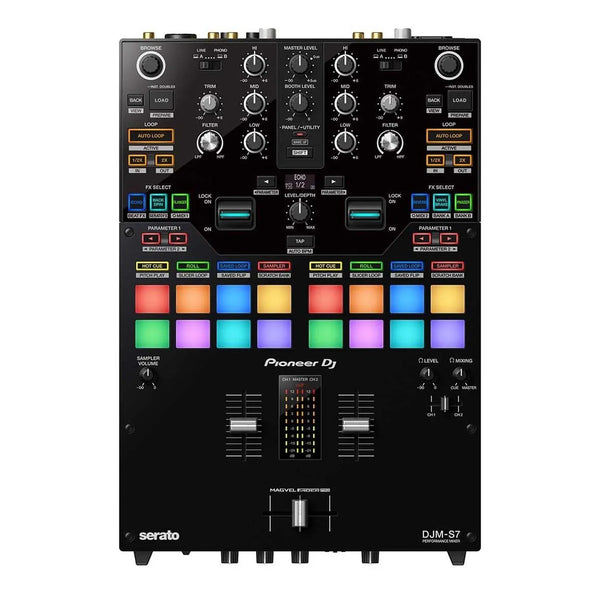 Pioneer DJ DJM - S7 2 - Channel Scratch DJ Mixer for rekordbox and Serato