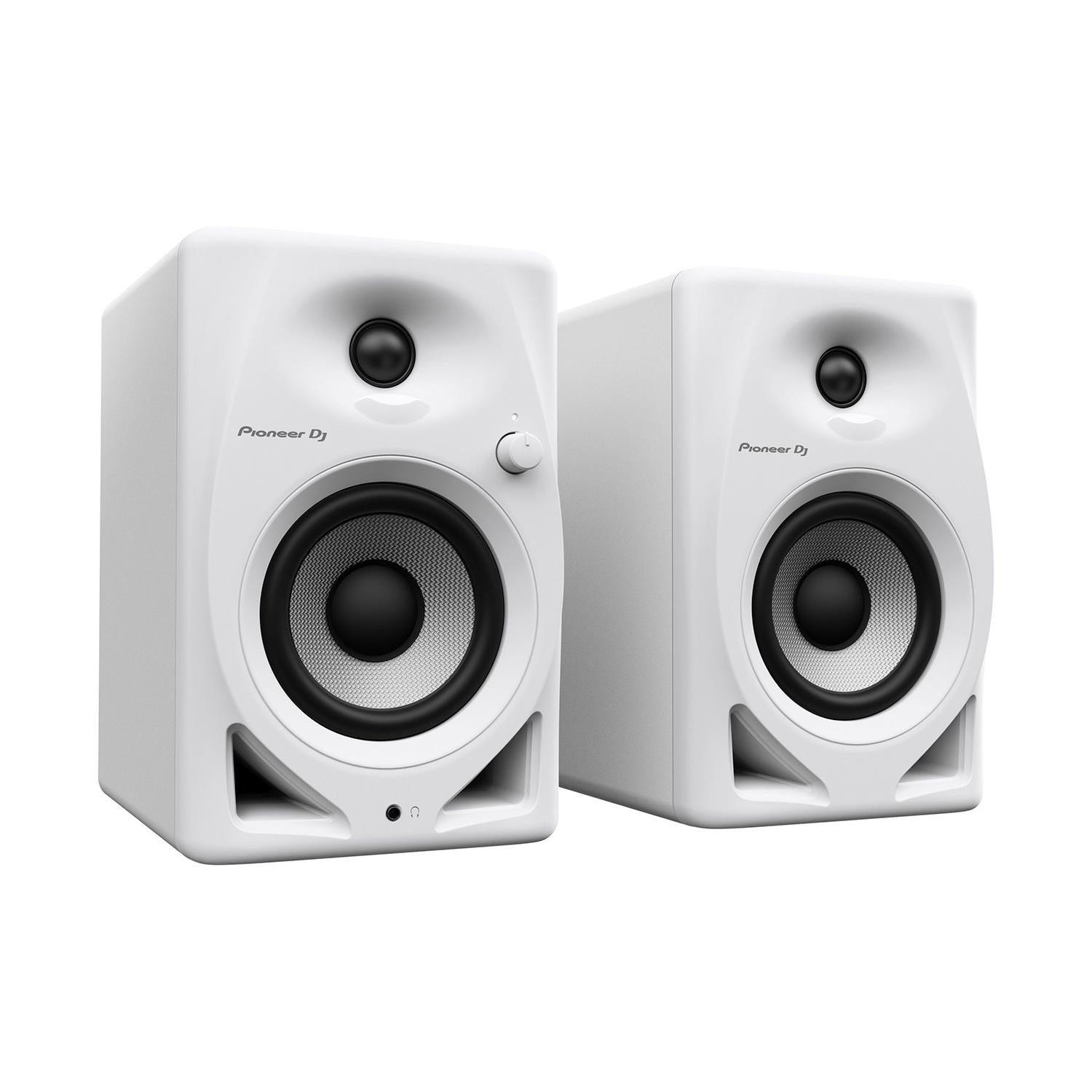 Pioneer DJ DM-40D 4" Active Monitor Speaker White - DY Pro Audio