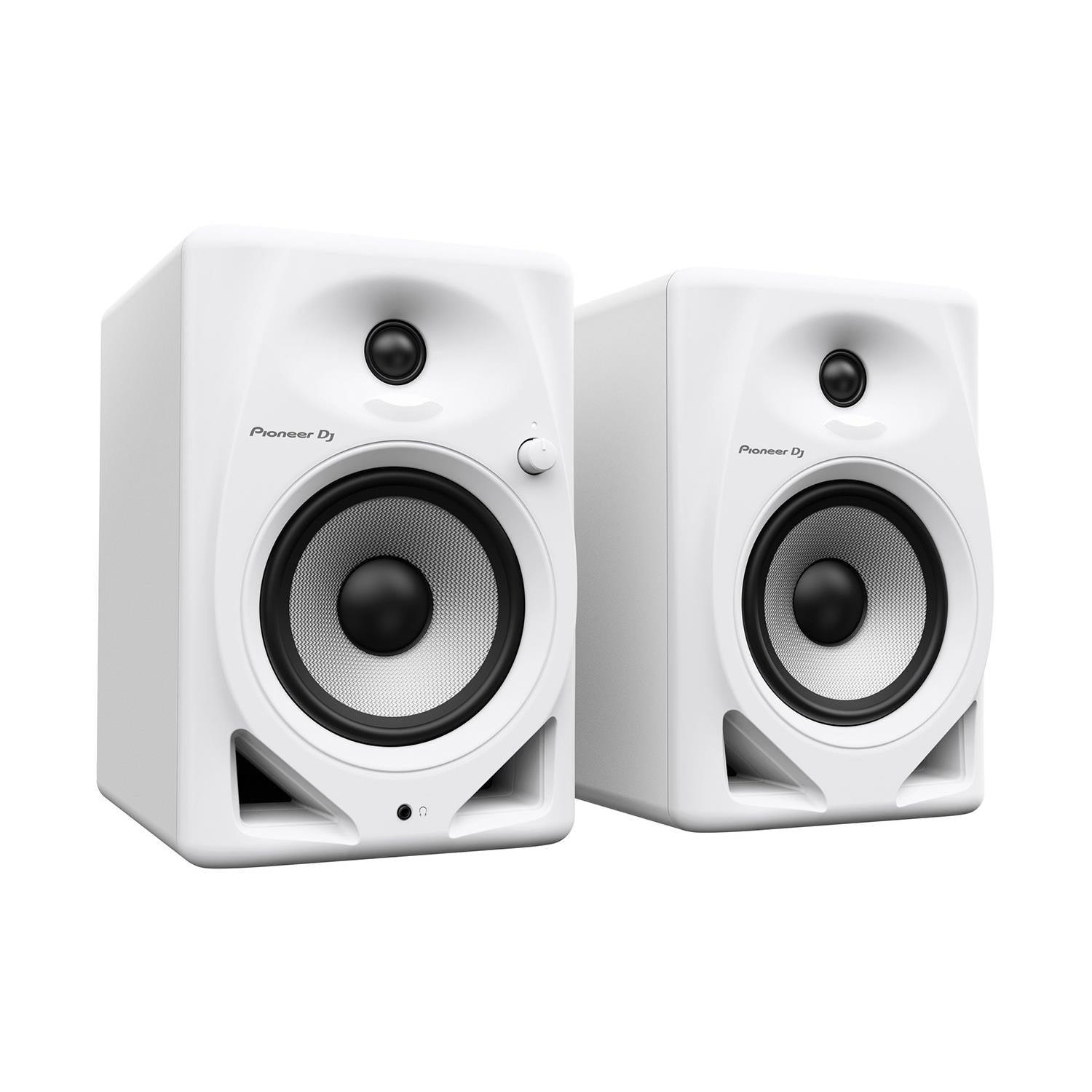 Pioneer DJ DM-50D 5" Active Monitor Speaker White - DY Pro Audio