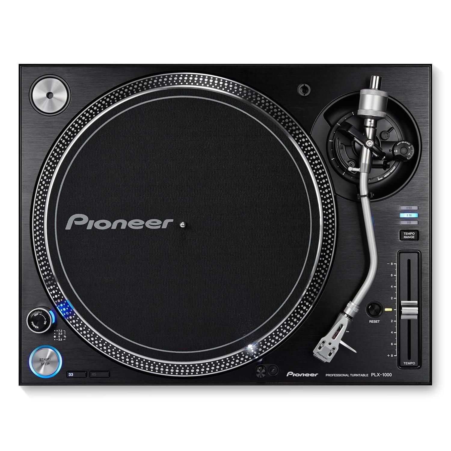 Pioneer DJ PLX-1000 PRO DJ High Torque S-Tonearm Direct Drive Turntable - DY Pro Audio
