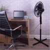 Prem - I - Air 16" 40 cm Black Height Adjustable Oscillating Pedestal Fan with Remote and Timer