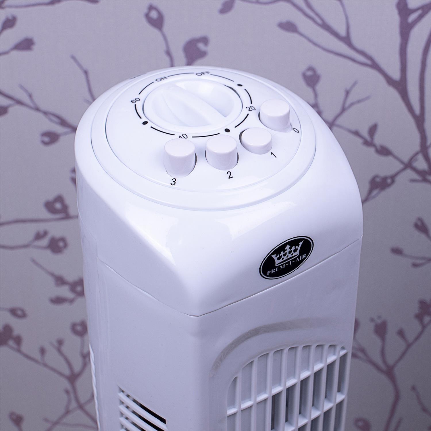 Prem-I-Air 3 Speed Tower Fan with Timer - DY Pro Audio