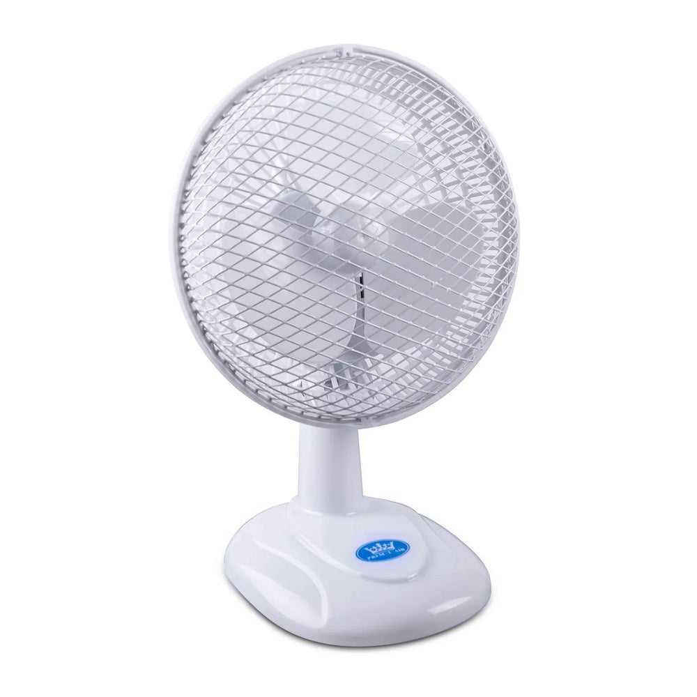 Prem - I - Air 6" 15cm White Oscillating Desktop Fan 2 Speed