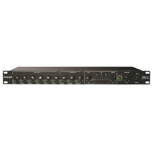 Pulse RMX112 12 Channel Mic/Line 1U Mixer - DY Pro Audio
