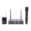 Q - Audio QWM1950 HH+BP UHF Dual Channel Antenna Diversity Handheld + Beltpack Wireless System (606.5 - 613.5 MHz)