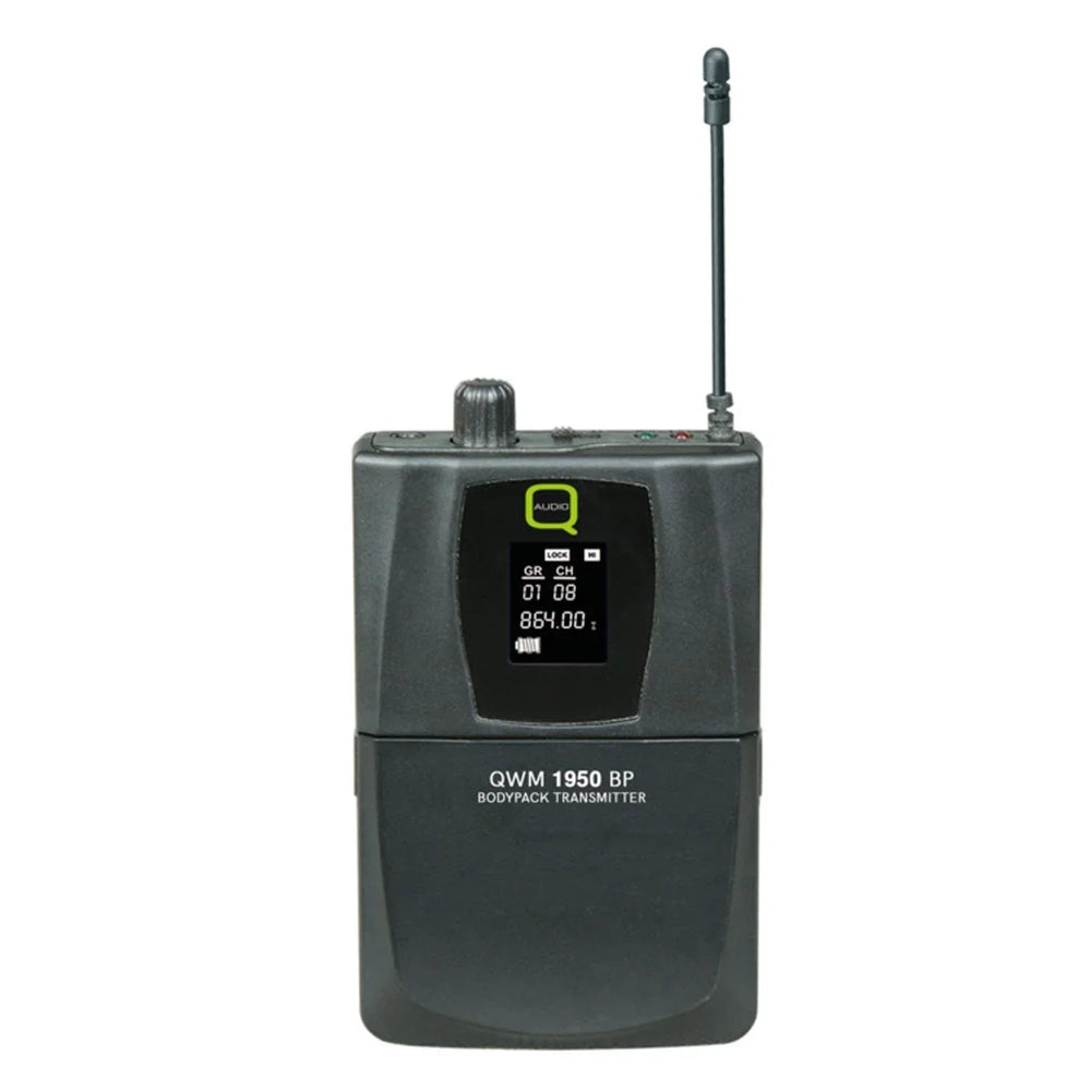 Q - Audio QWM1950 ZBP Replacement UHF Bodypack Transmitter (863 - 865 MHz)