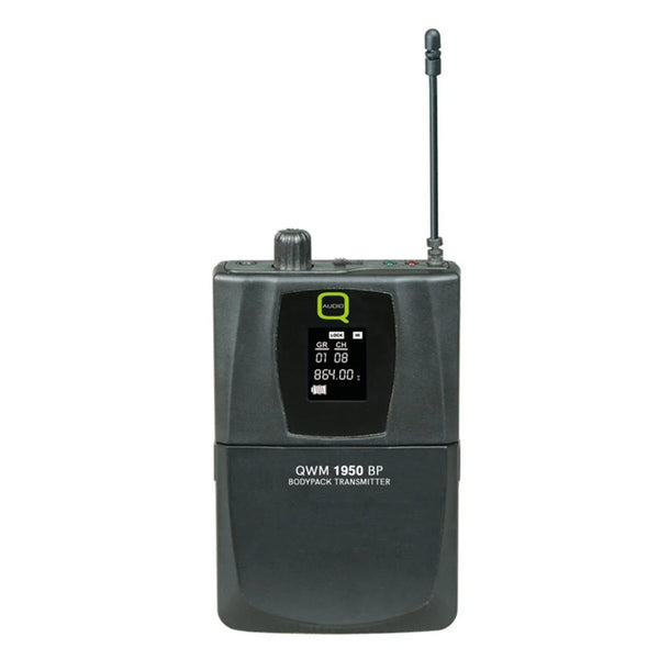 Q - Audio QWM1950 ZBP Replacement UHF Bodypack Transmitter (863 - 865 MHz)