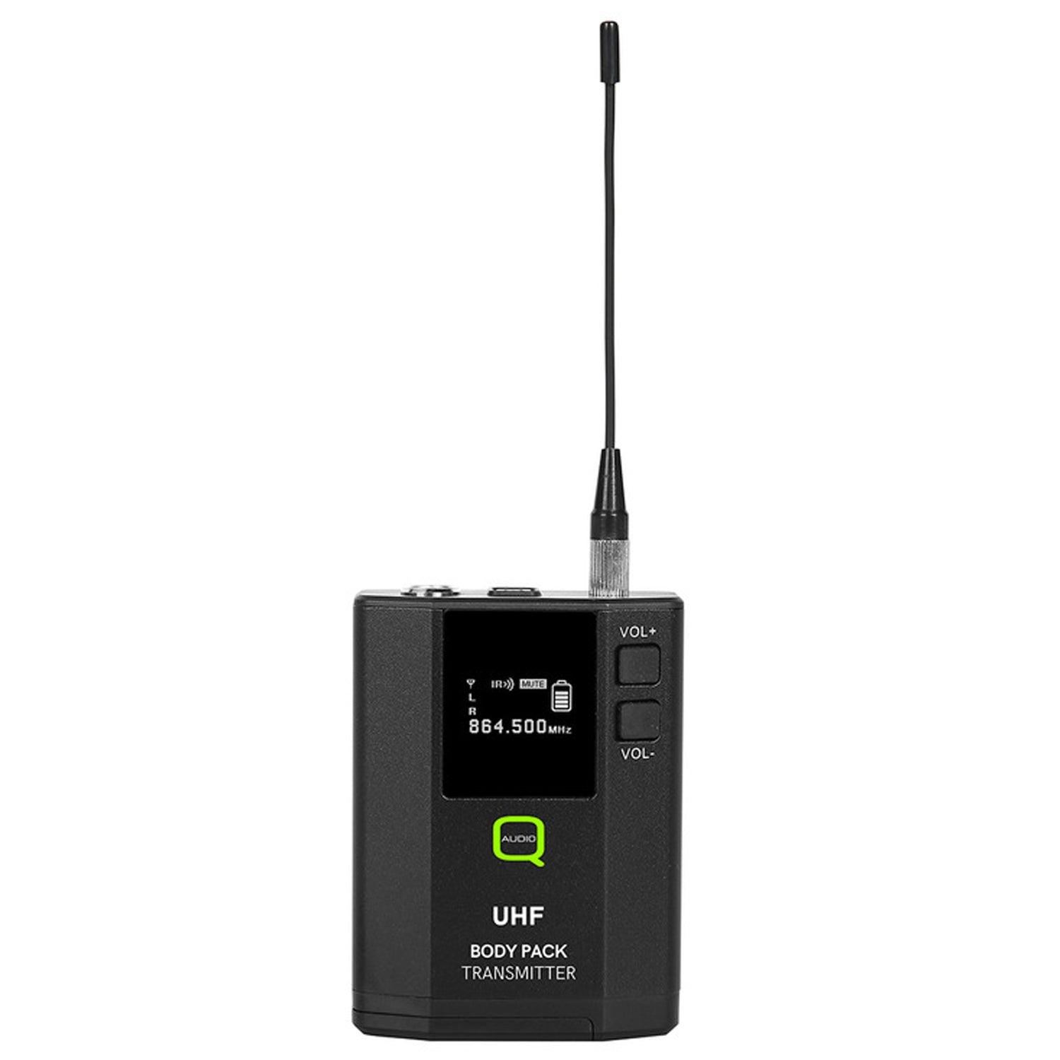 Q-Audio QWM 1970 BP Kit UHF Bodypack Transmitter for QWM 1970 (606-614Mhz) - DY Pro Audio