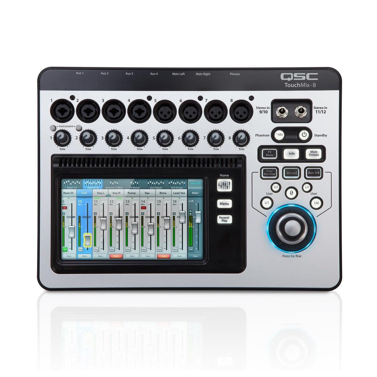 QSC TouchMix 8 Compact Digital Mixer - DY Pro Audio