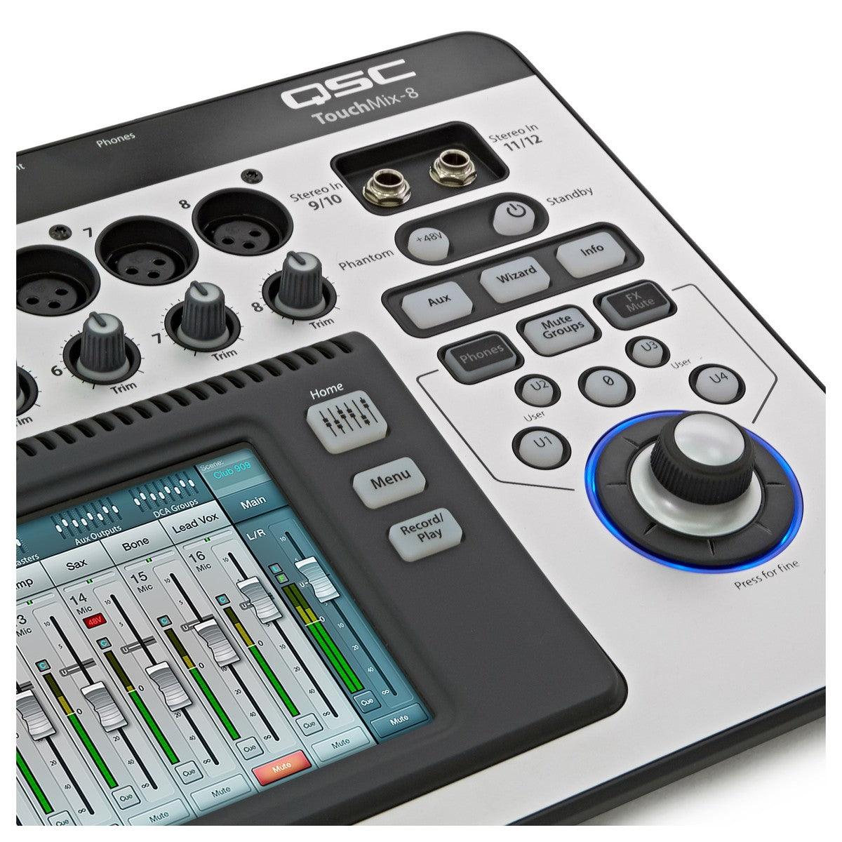 QSC TouchMix 8 Compact Digital Mixer - DY Pro Audio